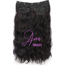 Load image into Gallery viewer, Invisible 3 pc Clip In Synthetic Hair Fiber
