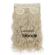 Load image into Gallery viewer, Invisible 3 pc Clip In Synthetic Hair Fiber